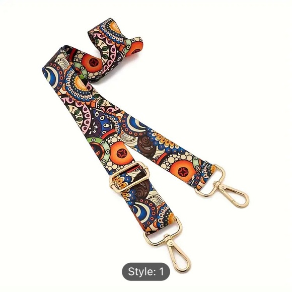 Bohemian AdjustableShoulder,Purse,Crossbody,Guitar Replacement Strap - Picture 3 of 5